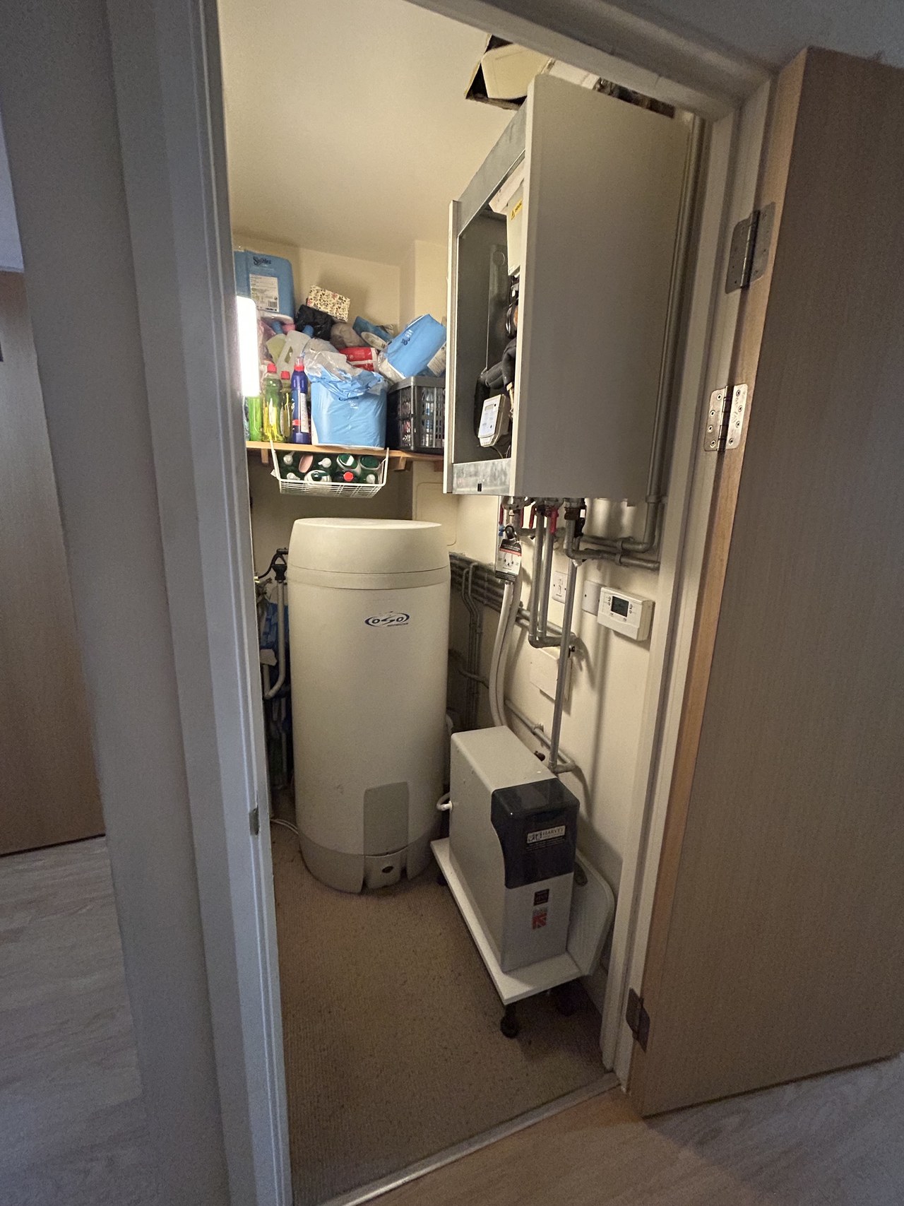 Older unit before replacement