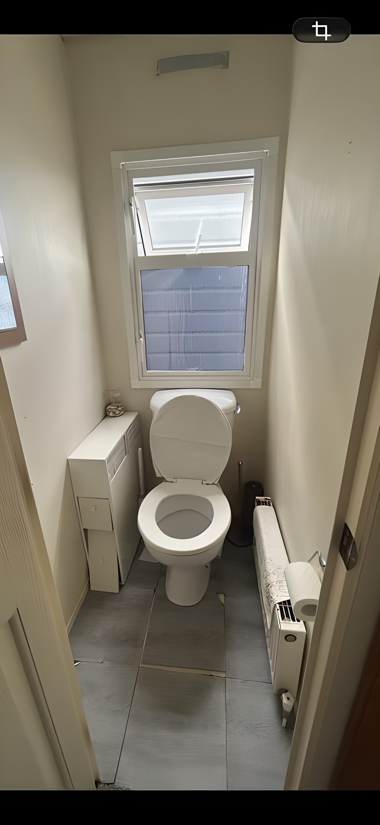 Toilet fitted in a downstairs cloakroom